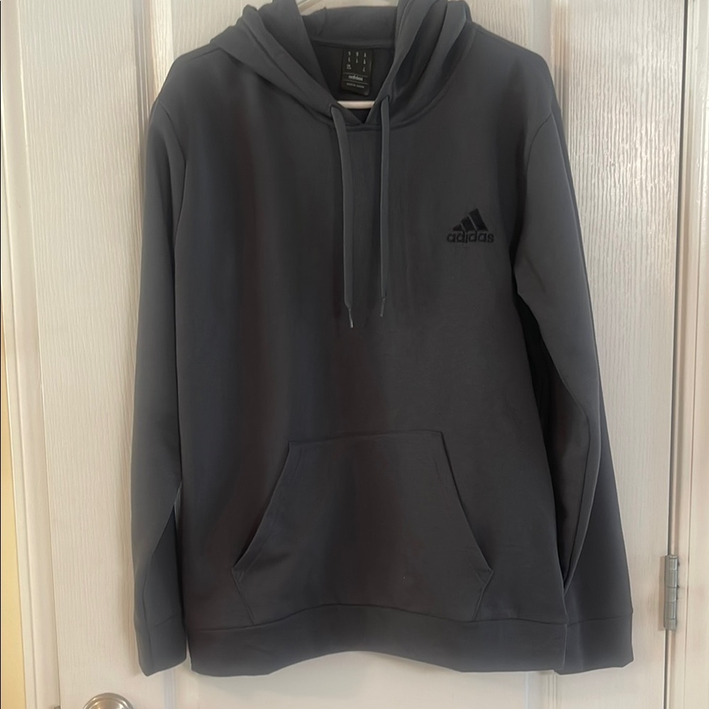 Adidas Charcoal Hoodie, NWT.